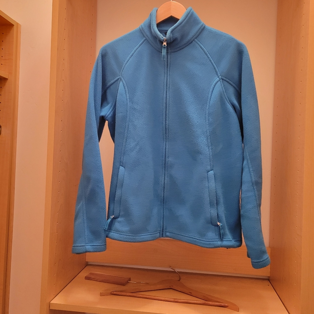 Lands End Womens Large 14-16 Fleece Jacket